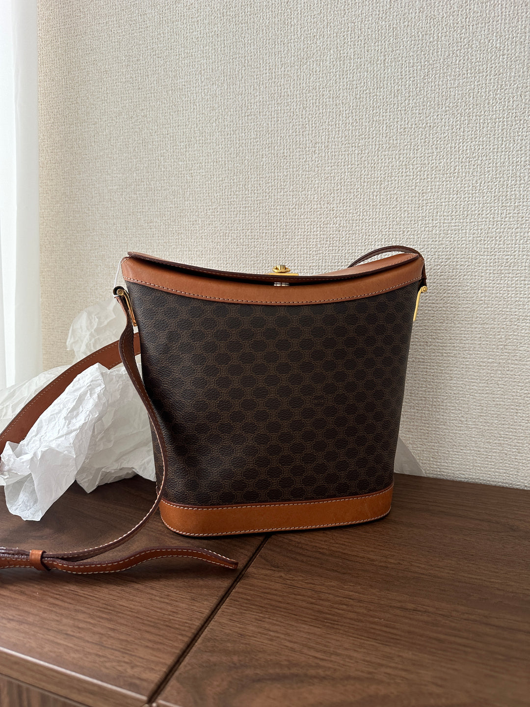 Celine Vintage “Round Fry” Bag 🤎 | Rare Monogram Find ✨