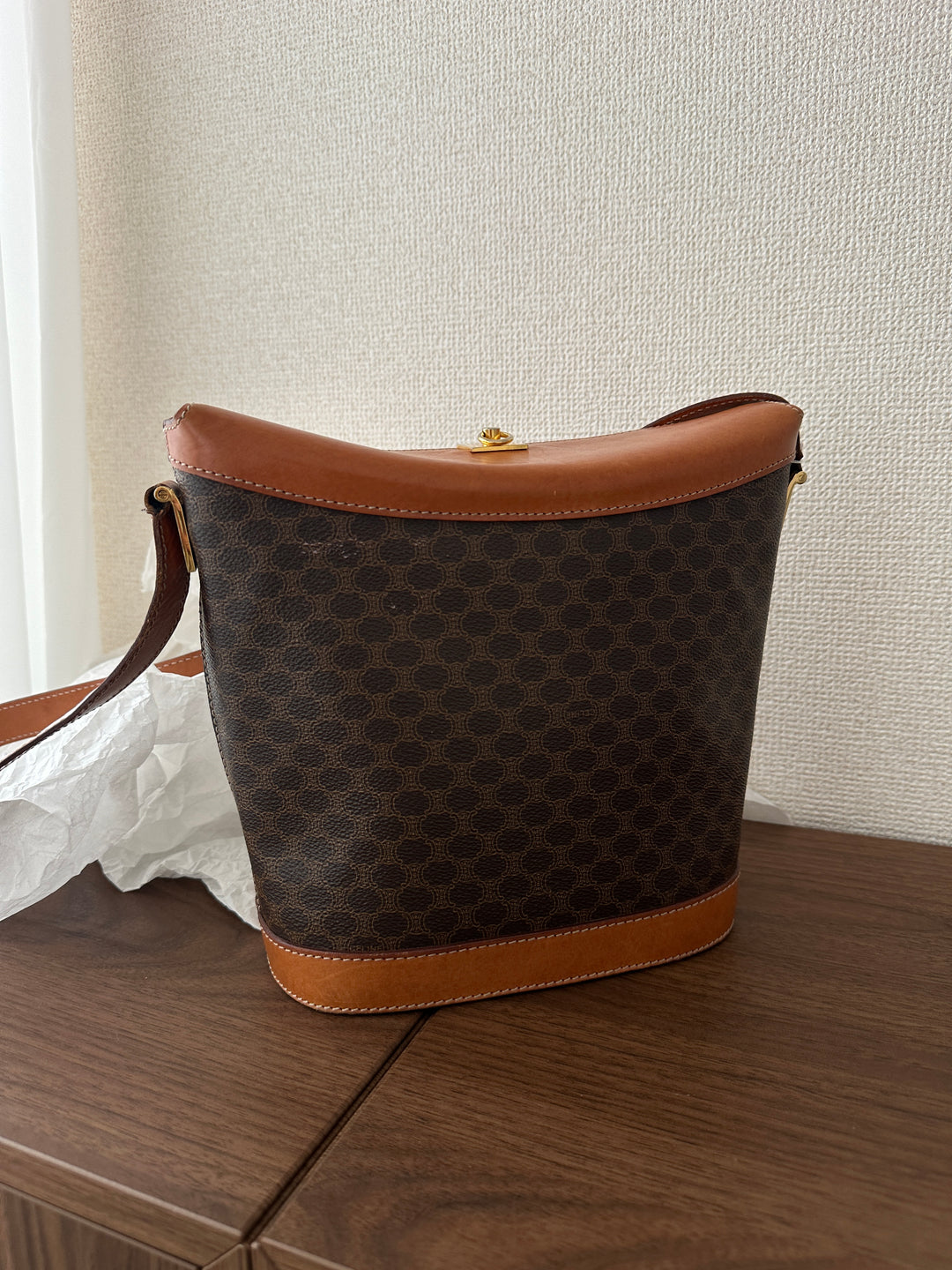 Celine Vintage “Round Fry” Bag 🤎 | Rare Monogram Find ✨