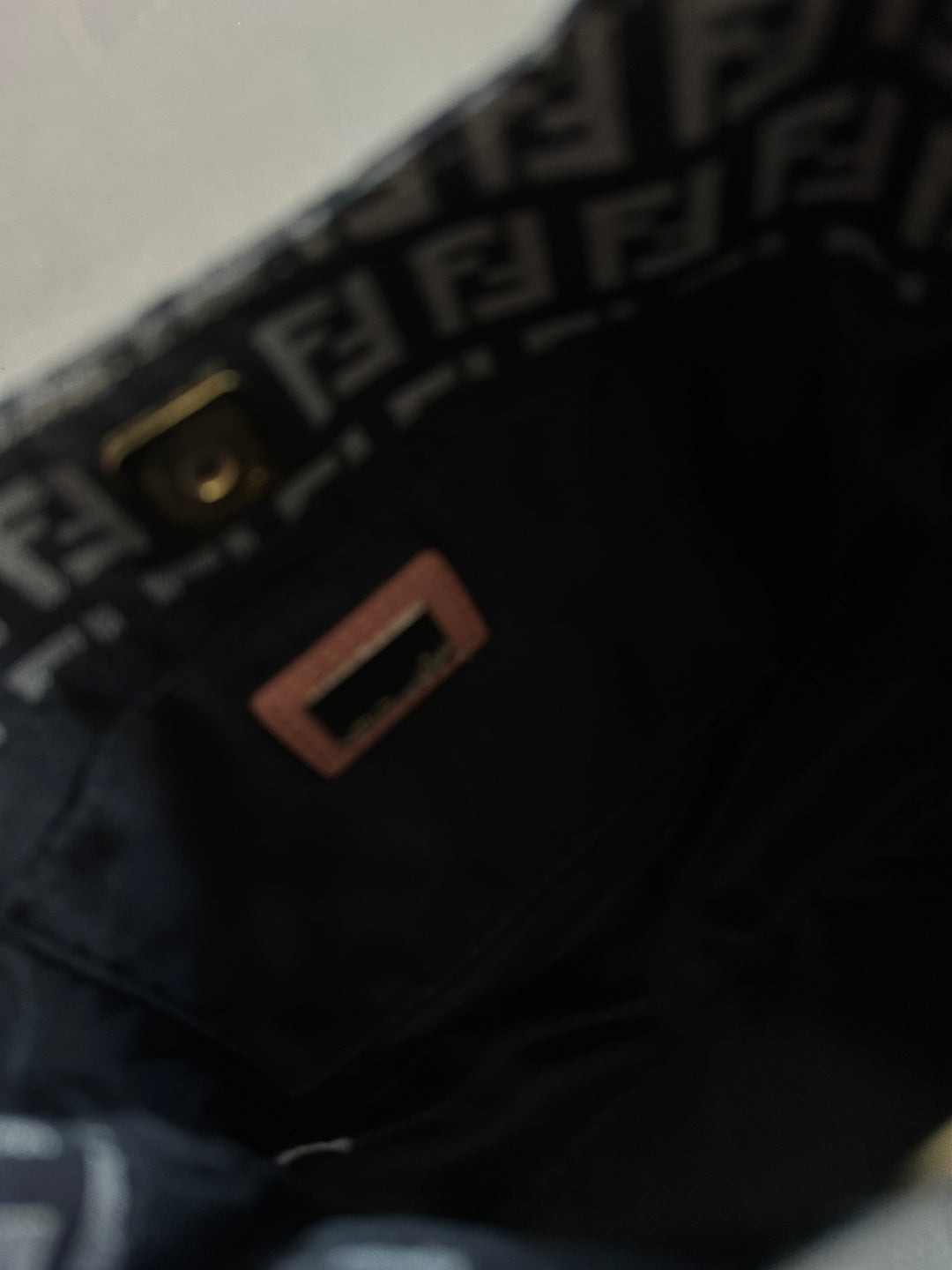 Fendi Zucca Canvas Mini Hobo 🖤🩷 | Playful Vintage Charm with a Sweet Twist