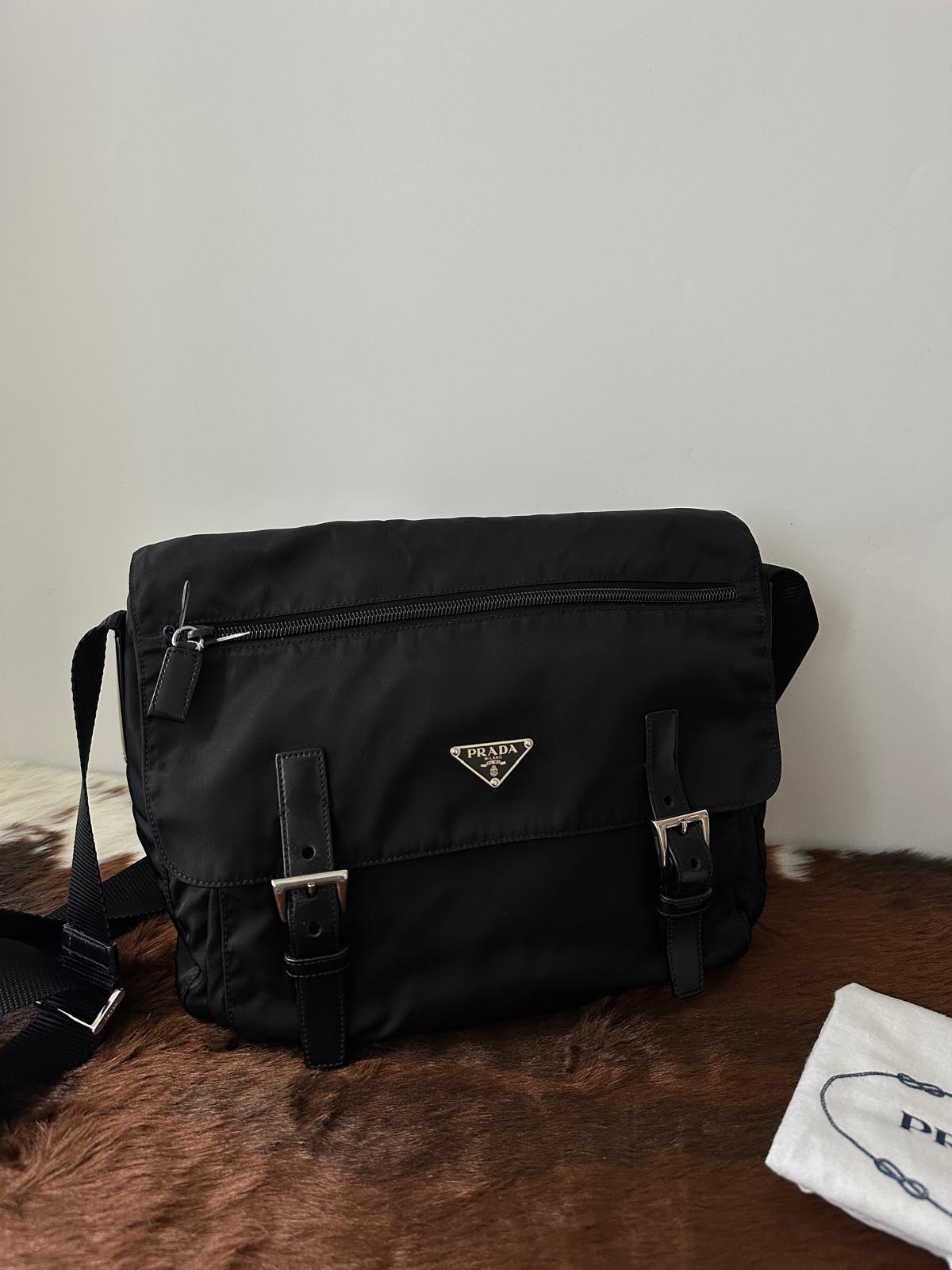 Prada Classic Nylon Crossbody 🖤 | The Icon of Effortless Utility