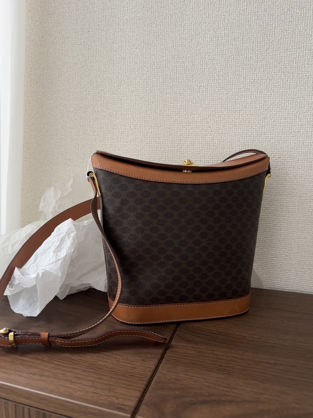 Celine Vintage “Round Fry” Bag 🤎 | Rare Monogram Find ✨