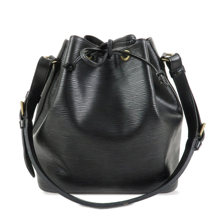 Louis Vuitton Epi Leather Petit Noe Shoulder Bag Noir Black M59012