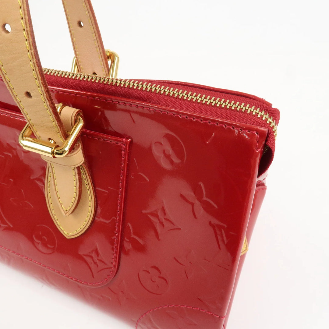 Louis Vuitton Vernis Rosewood Avenue Hand Bag Pomme D'Amour M93507