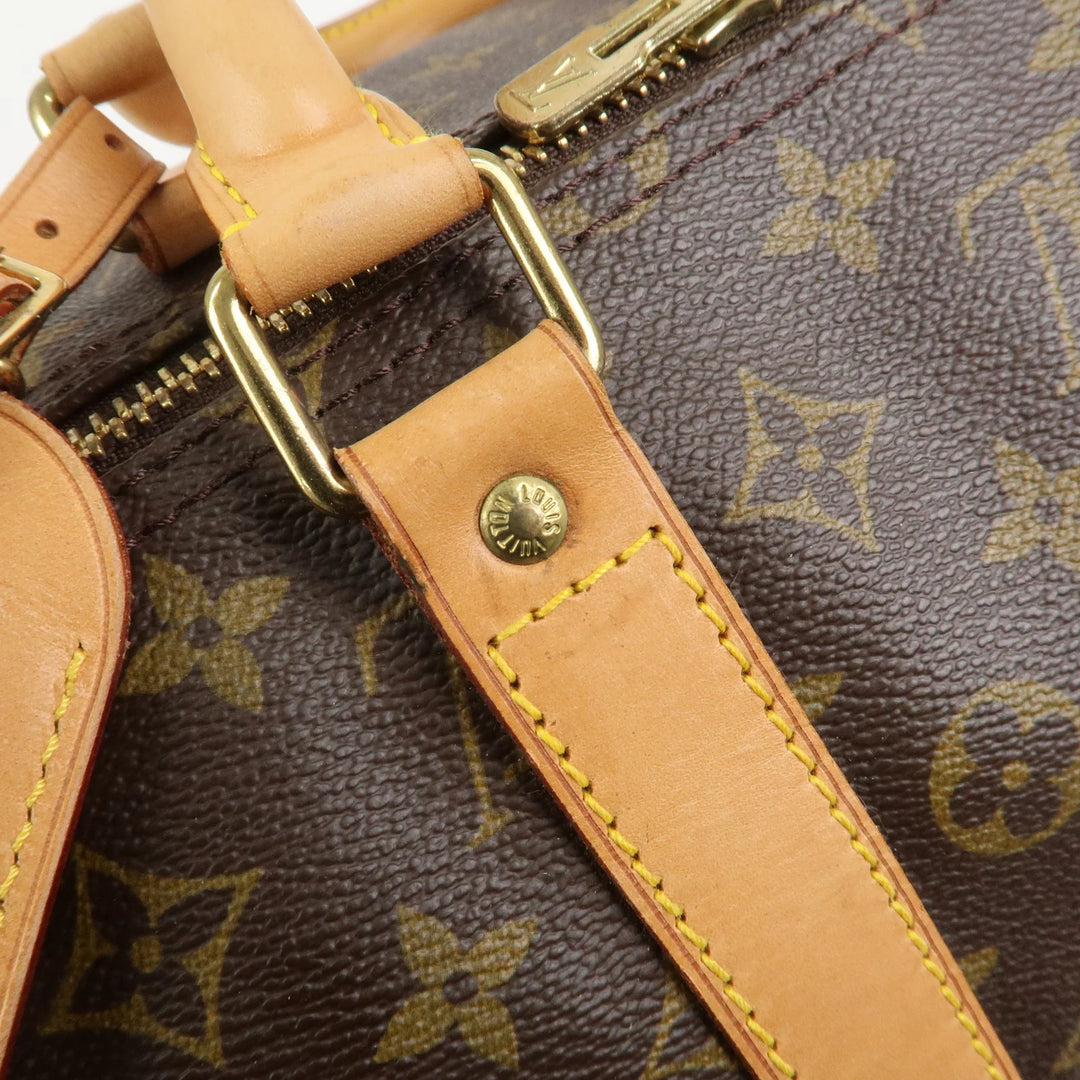 Louis Vuitton Monogram Keep All Bandouliere 55 Boston Bag M41414