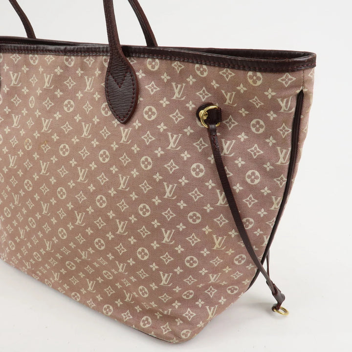 Louis Vuitton Monogram Idylle Neverfull MM Tote Bag Sepia M40515