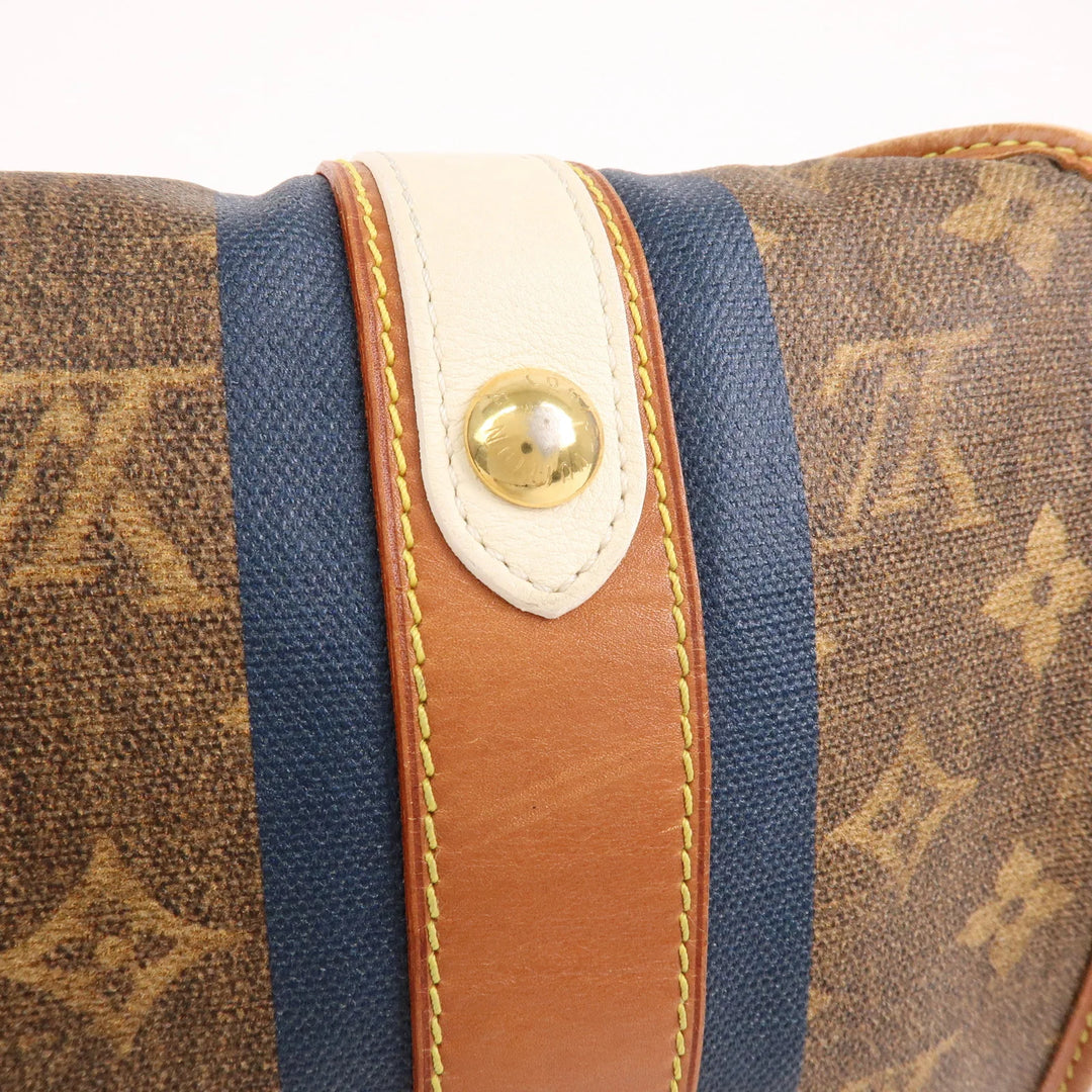 Louis Vuitton Monogram Tisse Sac Rayeur GM Shoulder Bag M56385