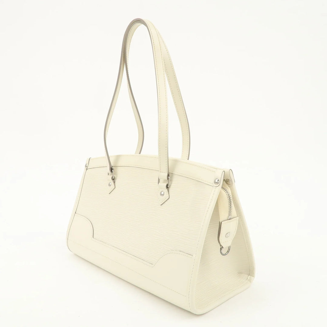 Louis Vuitton Epi Madeleine PM Hand Bag Ivoire White M5933J Used