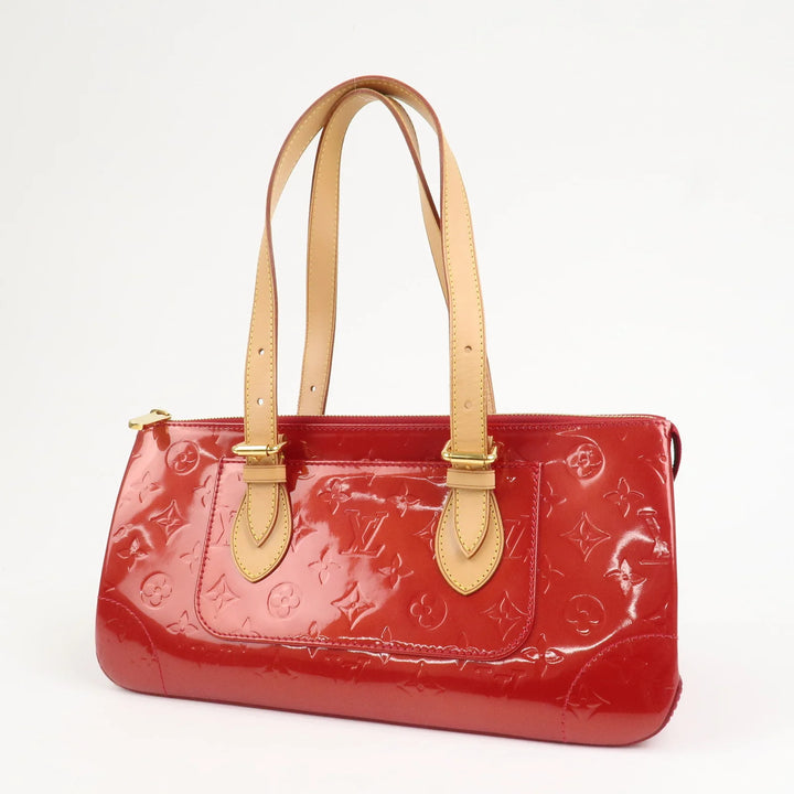 Louis Vuitton Vernis Rosewood Avenue Hand Bag Pomme D'Amour M93507