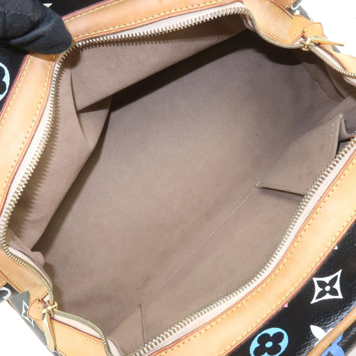 Louis Vuitton Monogram Multicolor Claudia Hand Bag Noir M40194