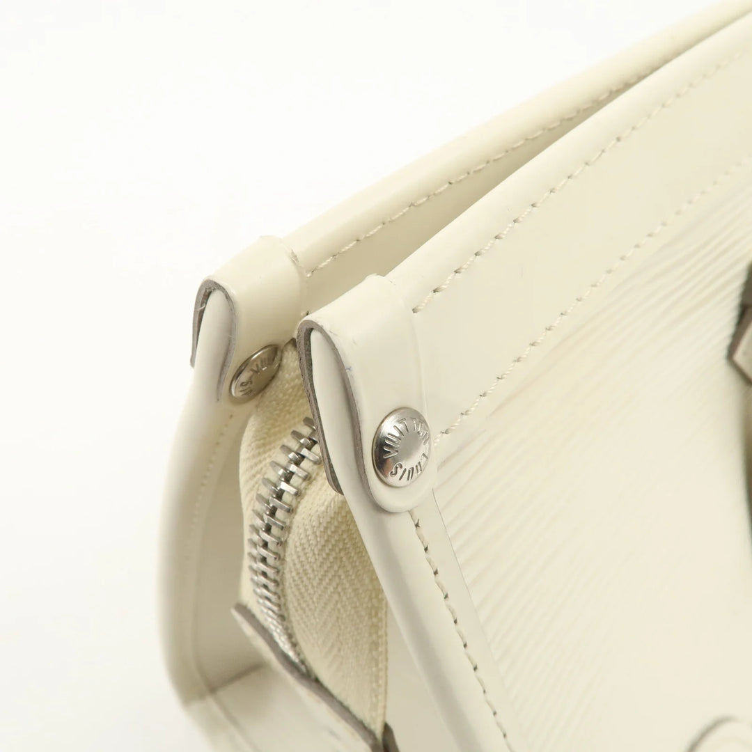 Louis Vuitton Epi Madeleine PM Hand Bag Ivoire White M5933J Used