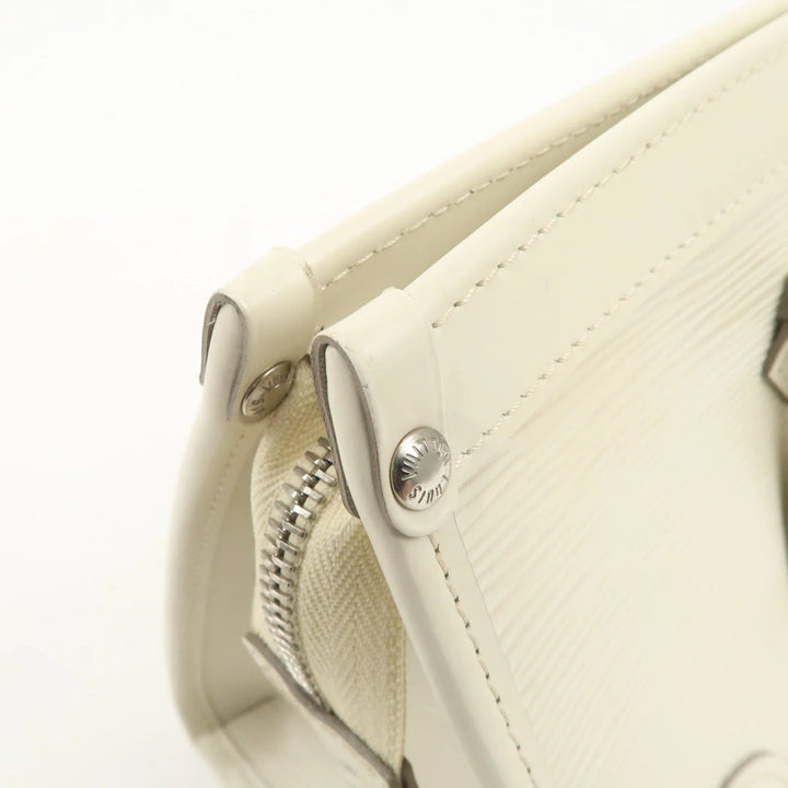 Louis Vuitton Epi Madeleine PM Hand Bag Ivoire White M5933J Used
