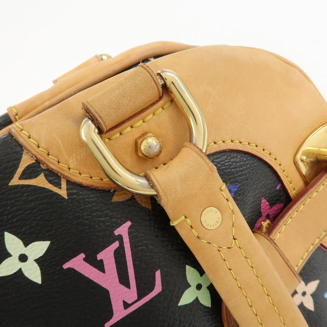 Louis Vuitton Monogram Multicolor Claudia Hand Bag Noir M40194