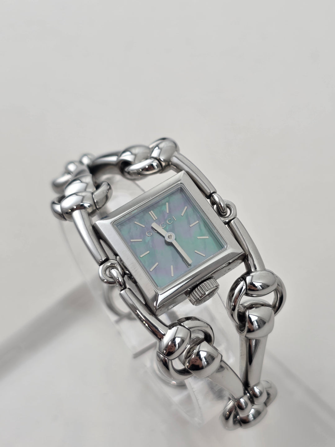 Gucci Horsebit Bracelet Watch ✨｜Signature Horsebit Links × Square Case × Elegant Vintage Design