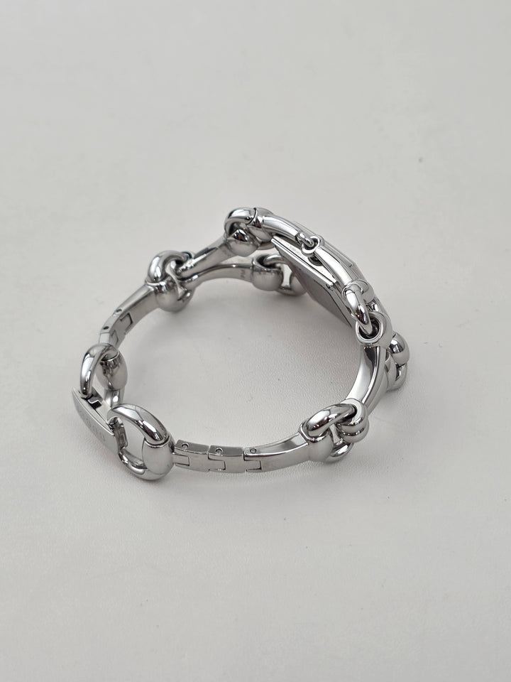 Gucci Horsebit Bracelet Watch ✨｜Signature Horsebit Links × Square Case × Elegant Vintage Design