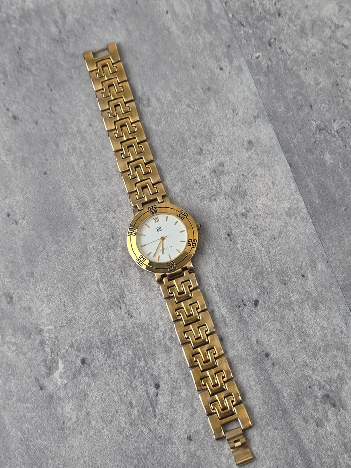 Givenchy Logo Bezel Watch ✨｜Signature Motif Bezel × Integrated Bracelet × Classic Vintage Design