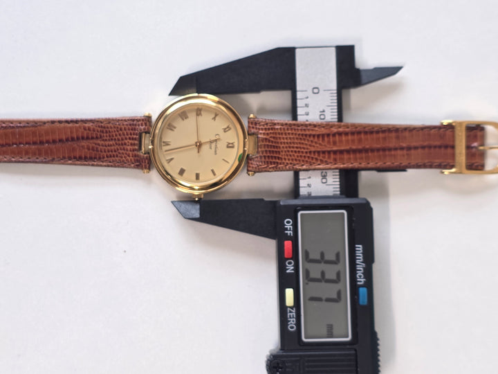 Christian Dior Roman Dial Watch ✨｜Classic Round Case × Roman Numerals × Timeless Elegant Design