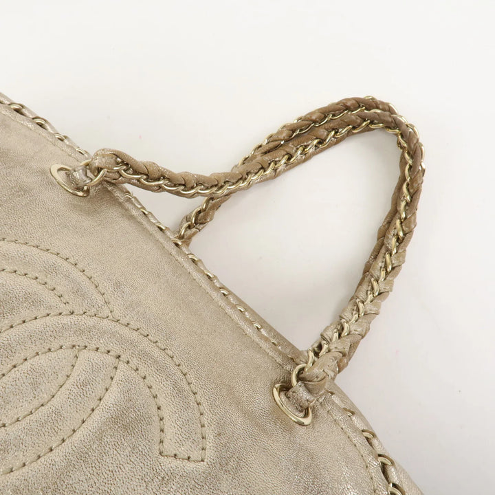 LOEWE Anagram Logo Leather Shoulder Bag Hand Bag Brown
