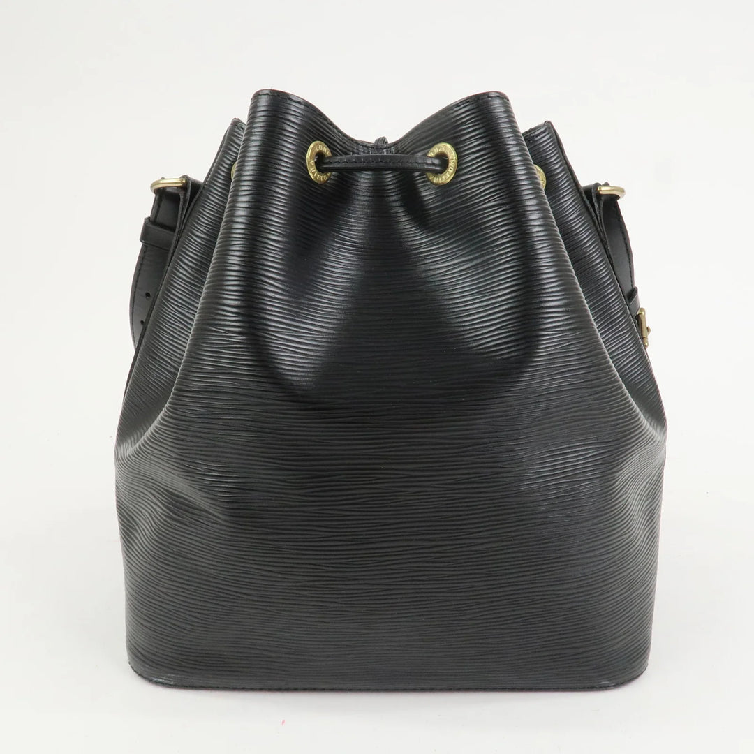 Louis Vuitton Epi Leather Petit Noe Shoulder Bag Noir Black M59012