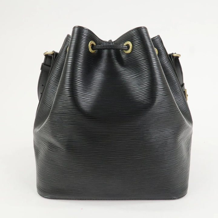 Louis Vuitton Epi Leather Petit Noe Shoulder Bag Noir Black M59012