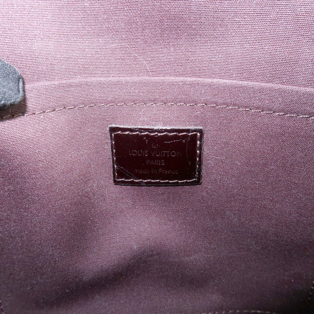 Louis Vuitton Vernis Leather Rodeo Drive Hand Bag Amarante M93598
