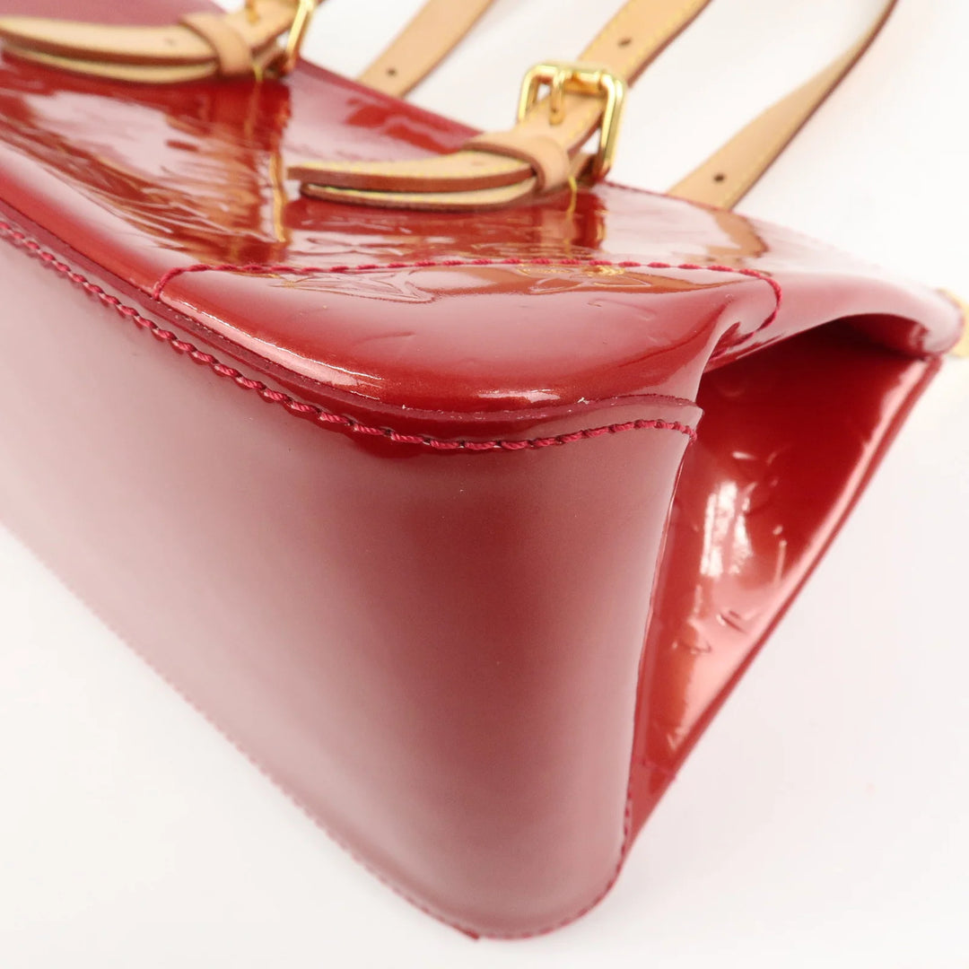 Louis Vuitton Vernis Rosewood Avenue Hand Bag Pomme D'Amour M93507
