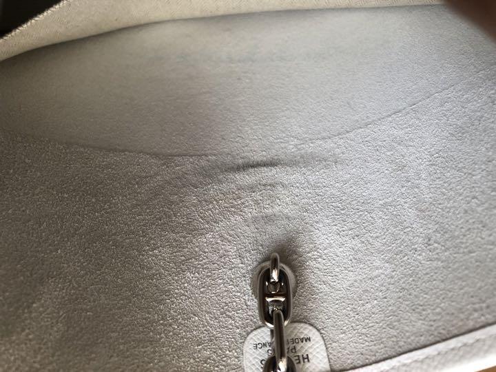 Hermes White T-Clasp Shoulder Bag｜Rare White Leather × Easy-Care Everyday Luxury 🐑
