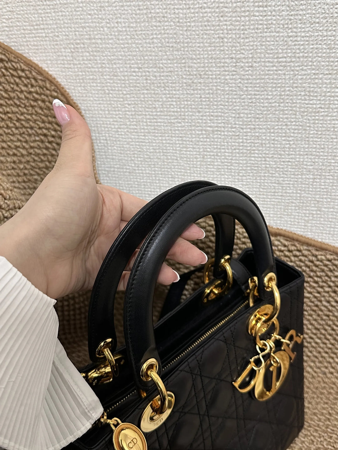 DIOR Lady Dior Lambskin Handbag（Black × Gold Hardware）｜Timeless Icon × Collector’s Gem 🖤✨
