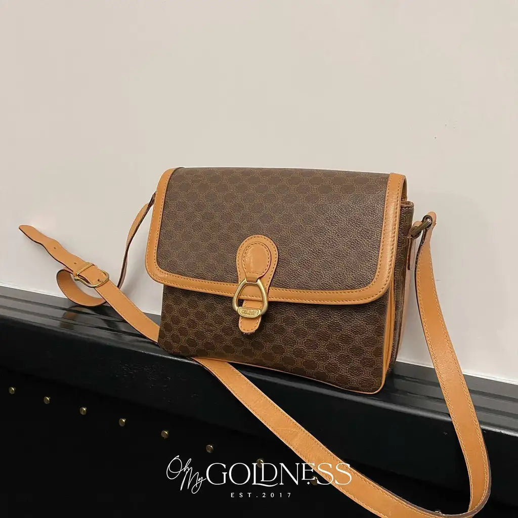 CELINE Camera Bag（Dark Brown Triomphe Canvas）｜Vintage Utility × Effortless Style 🤎📸