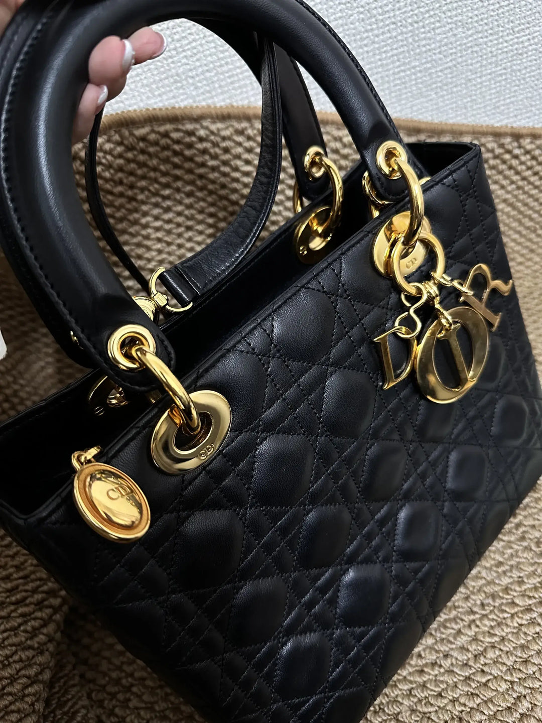 DIOR Lady Dior Lambskin Handbag（Black × Gold Hardware）｜Timeless Icon × Collector’s Gem 🖤✨