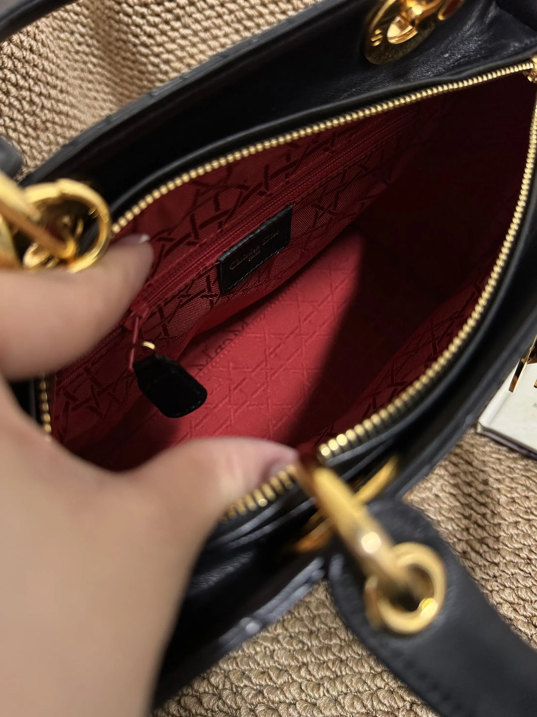 DIOR Lady Dior Lambskin Handbag（Black × Gold Hardware）｜Timeless Icon × Collector’s Gem 🖤✨