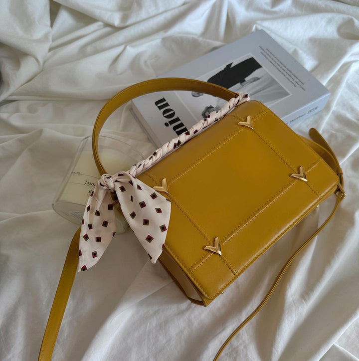 VALENTINO Yellow Box Bag｜Golden Mustard Leather × Original Strap & Mirror 🌟💛 Winter’s Bright Accent