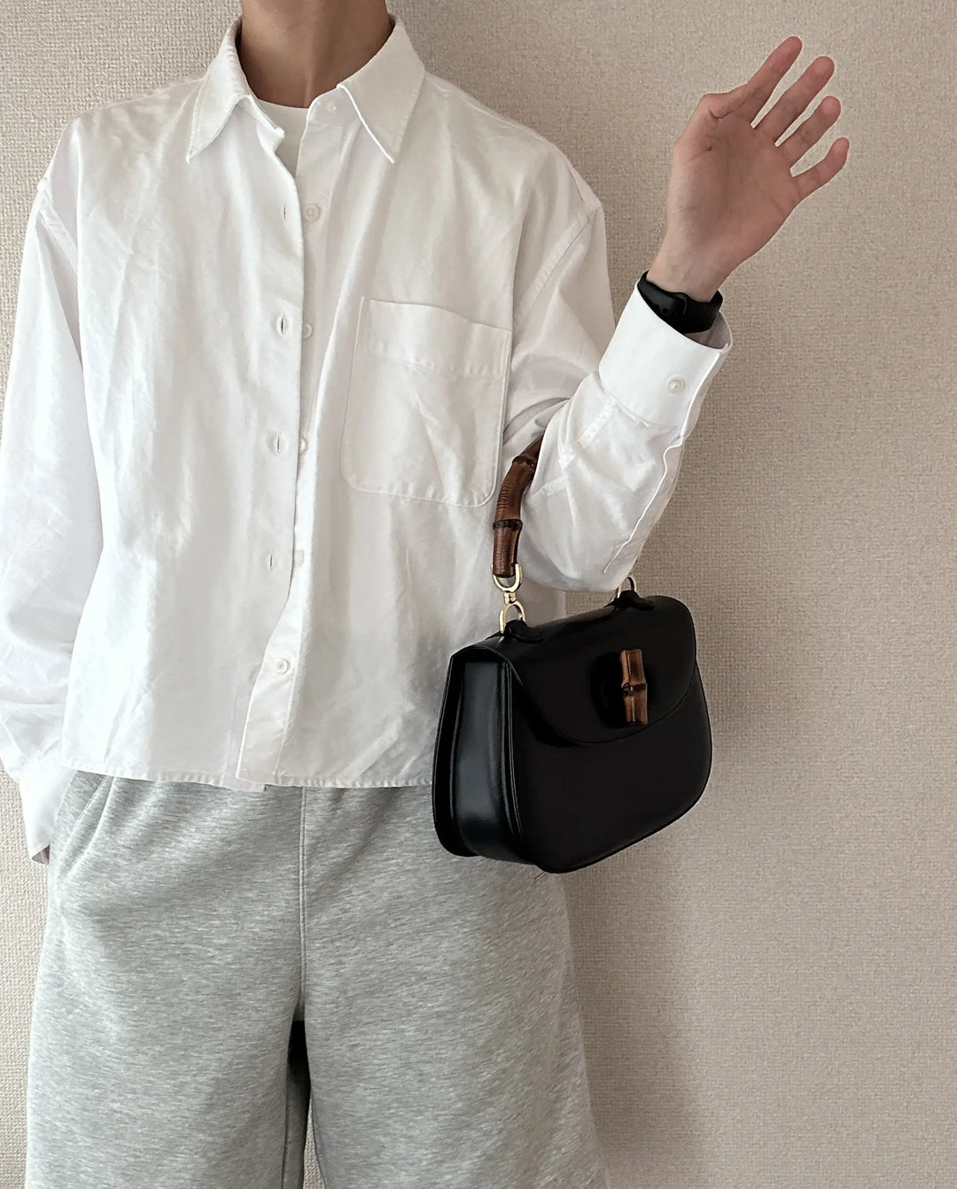 GUCCI Bamboo Top Handle Bag｜Rare Vintage × Timeless Black Elegance 🖤🎋