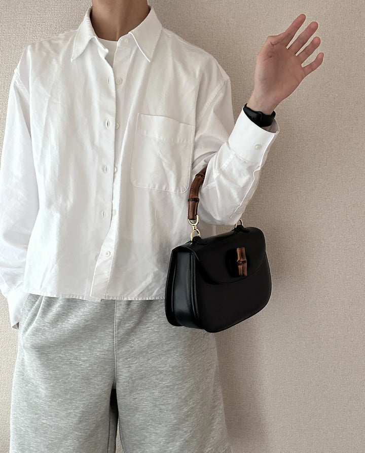 GUCCI Bamboo Top Handle Bag｜Rare Vintage × Timeless Black Elegance 🖤🎋