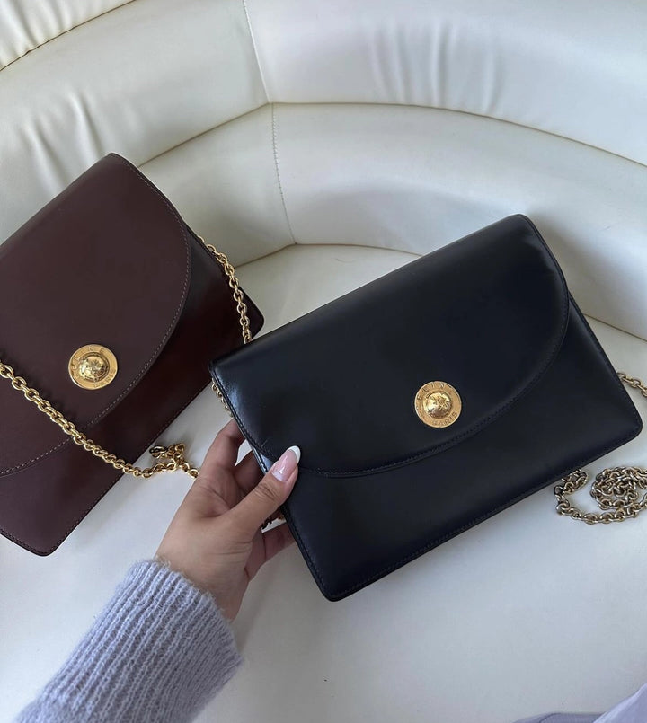 CELINE  Starball Chain Bag｜Black Box Leather × Timeless Versatility 🖤