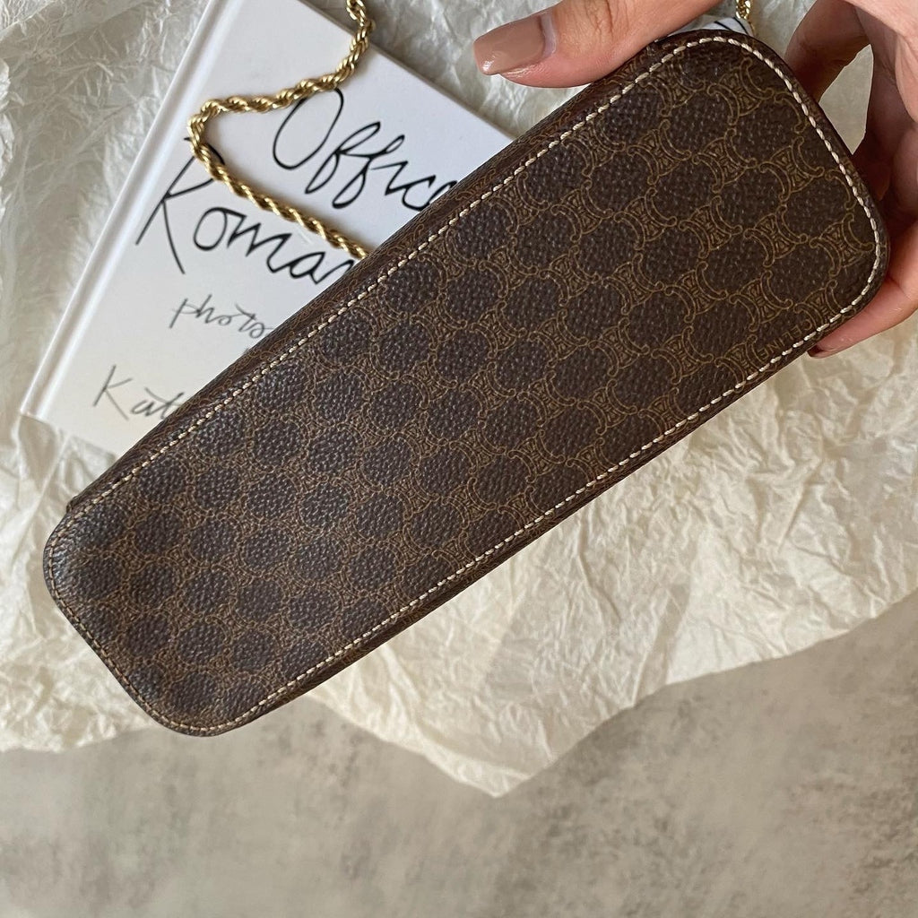 CELINE Vanity Bag（Monogram Canvas）｜Understated Vintage Charm × Functional Twist 🤎✨