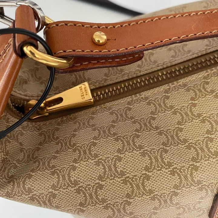 CELINE Beige Monogram “Lunch Box” Bag｜Casual Chic with Tortoiseshell Accent 🥐✨
