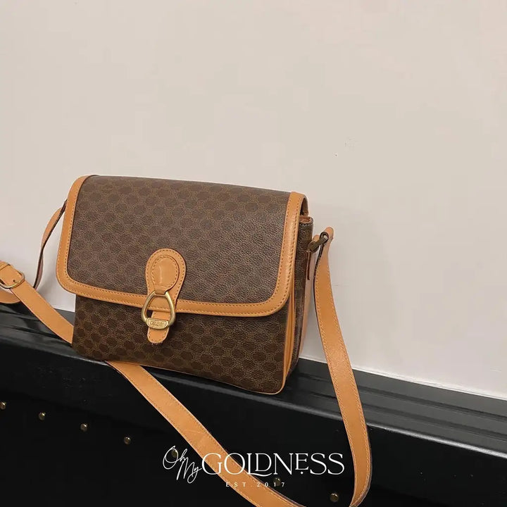 CELINE Camera Bag（Dark Brown Triomphe Canvas）｜Vintage Utility × Effortless Style 🤎📸