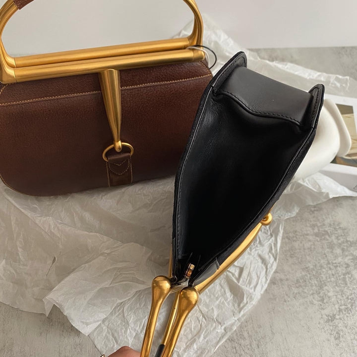 GUCCI Horsebit Museum Handbag in Black Suede｜Rare Museum Edition × Vintage Equestrian Elegance 🖤