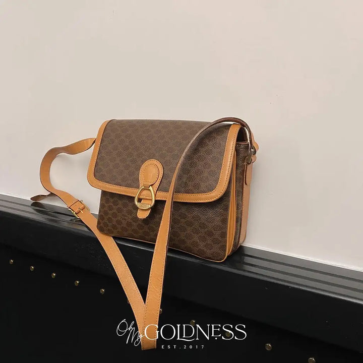CELINE Camera Bag（Dark Brown Triomphe Canvas）｜Vintage Utility × Effortless Style 🤎📸