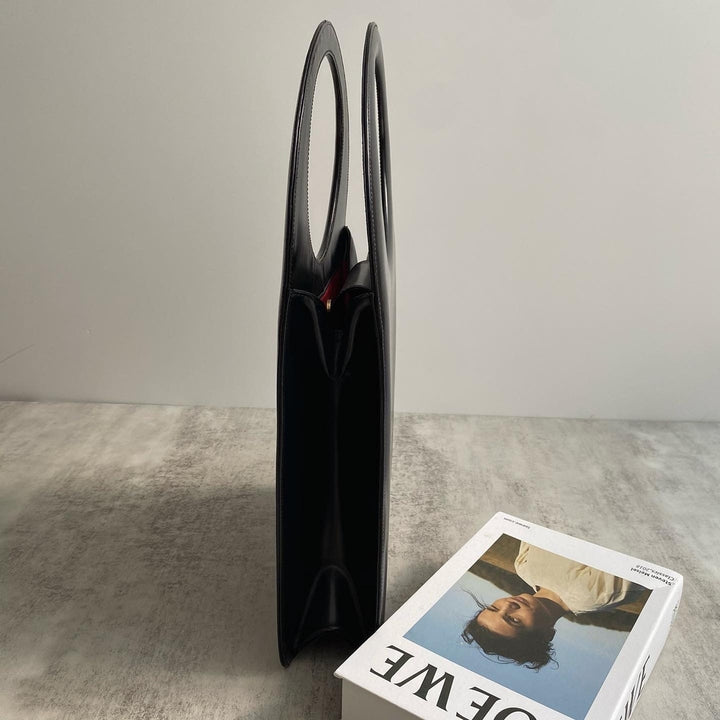 LOEWE Black Museum Handbag｜Rare Architectural Icon in Sleek Black Leather 🖤 Statement Elegance &  Everyday Function