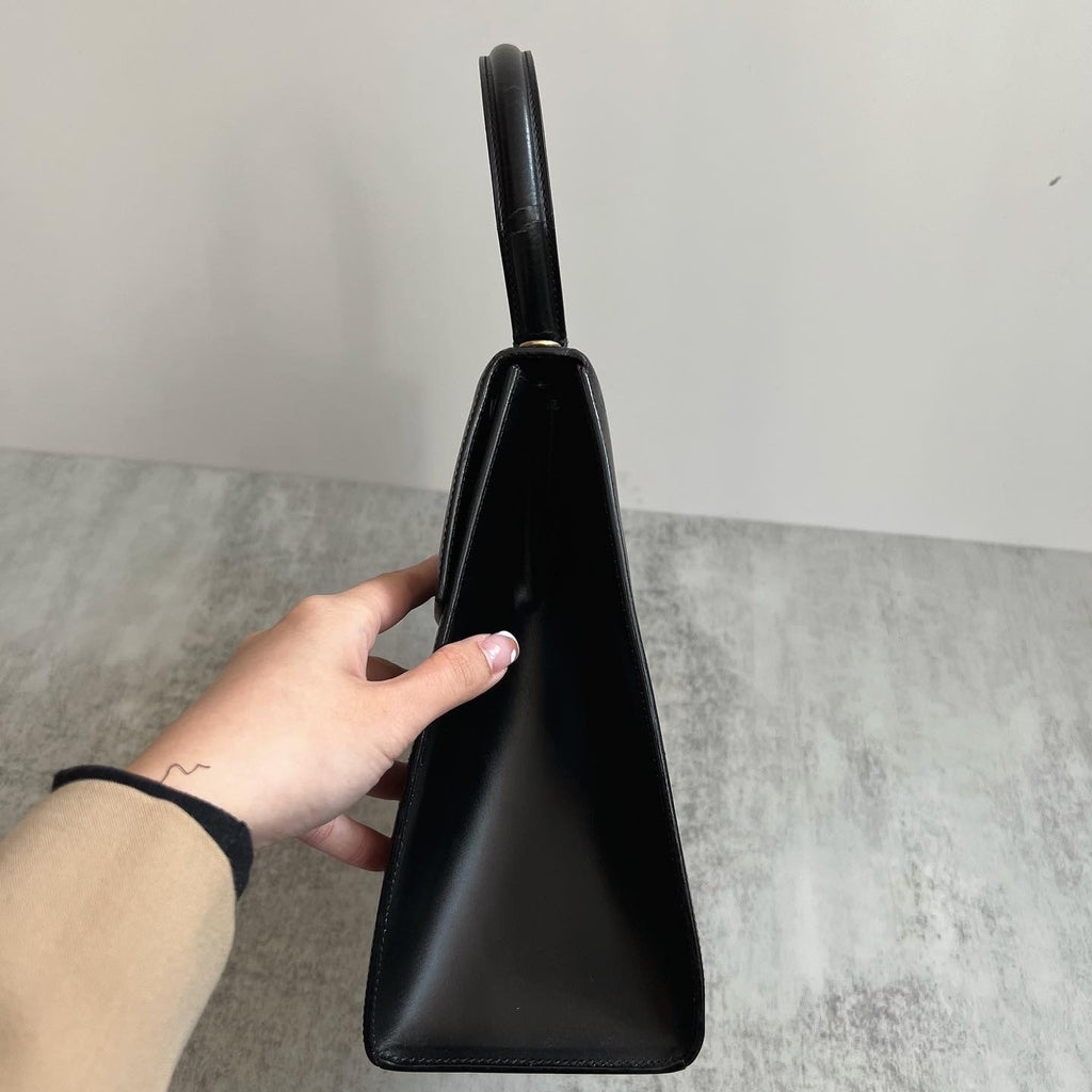 CELINE Horseshoe Buckle Large Tote（Black）｜Minimal Chic × Functional Elegance 🖤✨