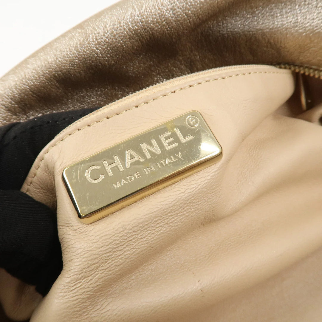 LOEWE Anagram Logo Leather Shoulder Bag Hand Bag Brown