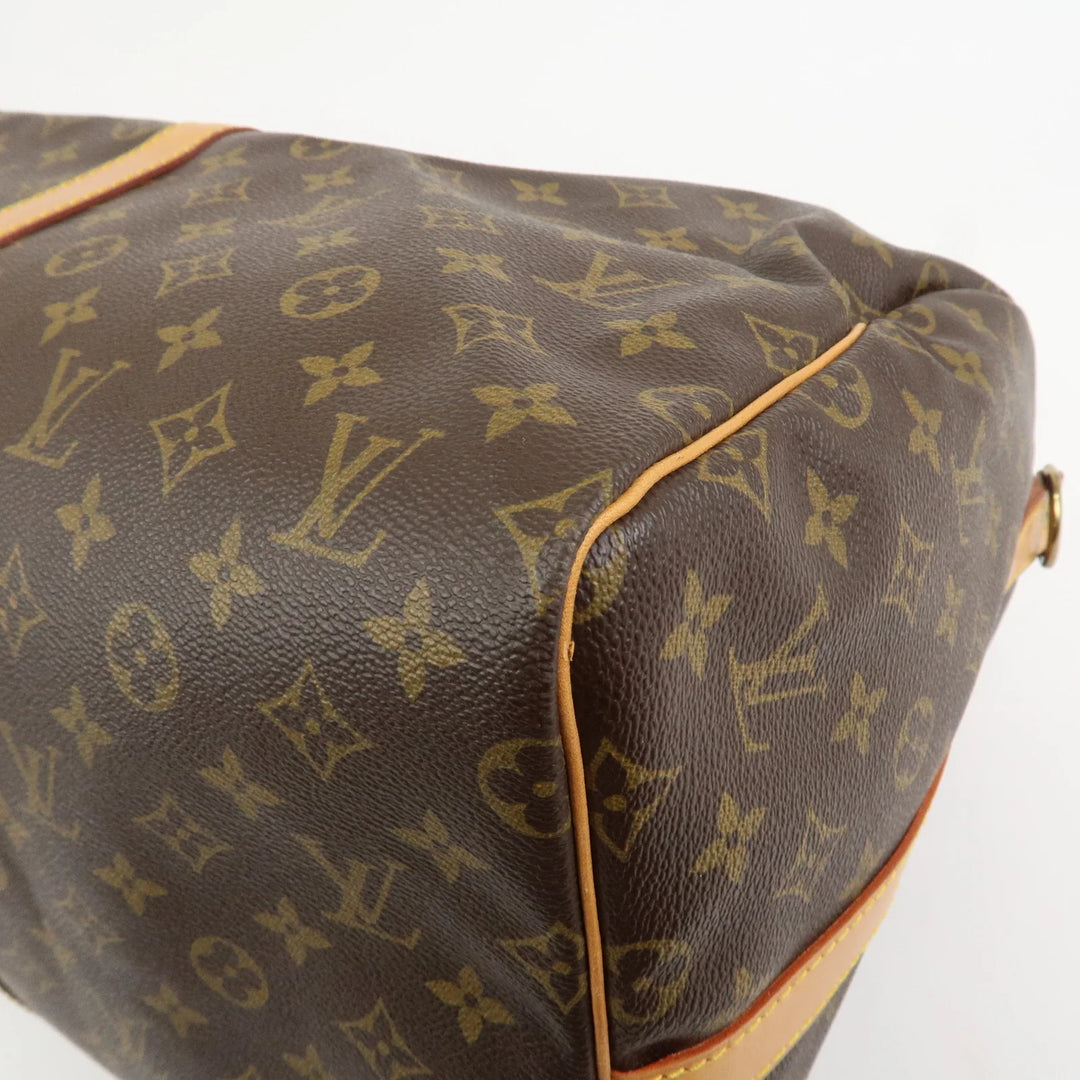 Louis Vuitton Monogram Keep All Bandouliere 55 Boston Bag M41414