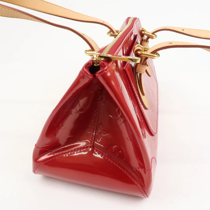 Louis Vuitton Vernis Rosewood Avenue Hand Bag Pomme D'Amour M93507