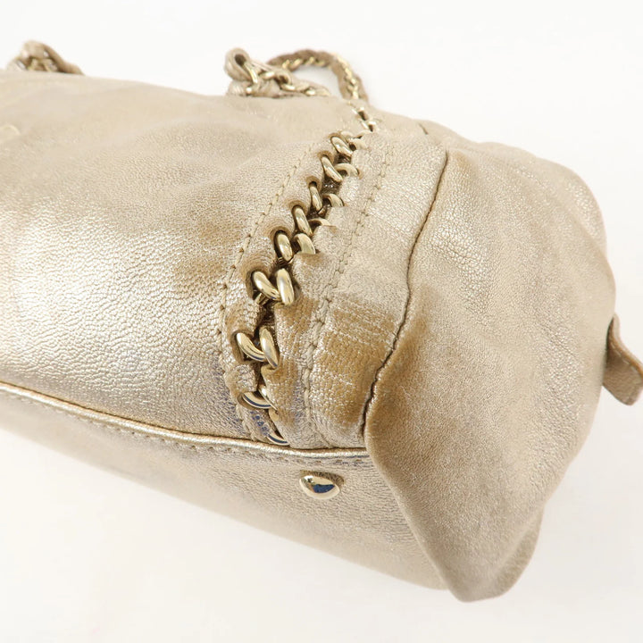 LOEWE Anagram Logo Leather Shoulder Bag Hand Bag Brown