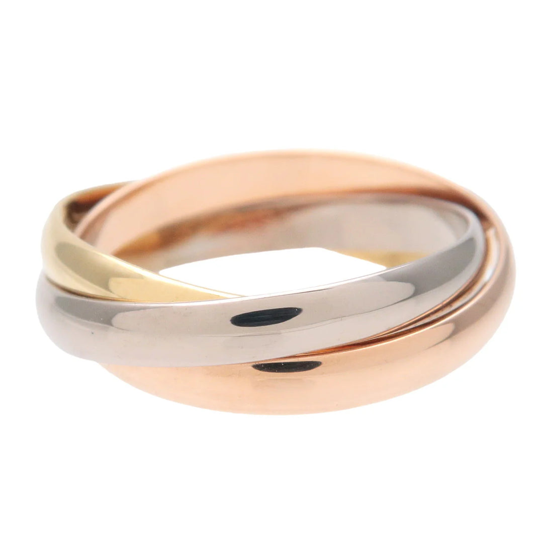 Cartier Trinity Ring SM 750YG/WG/PG #10.5 US5.5 EU50.5