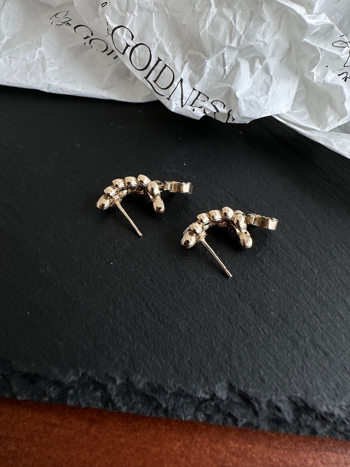 CHANEL Crystal Cat Stud Earrings (Rare Seasonal Release) – Iconic CC Eyes × Sparkling Detail
