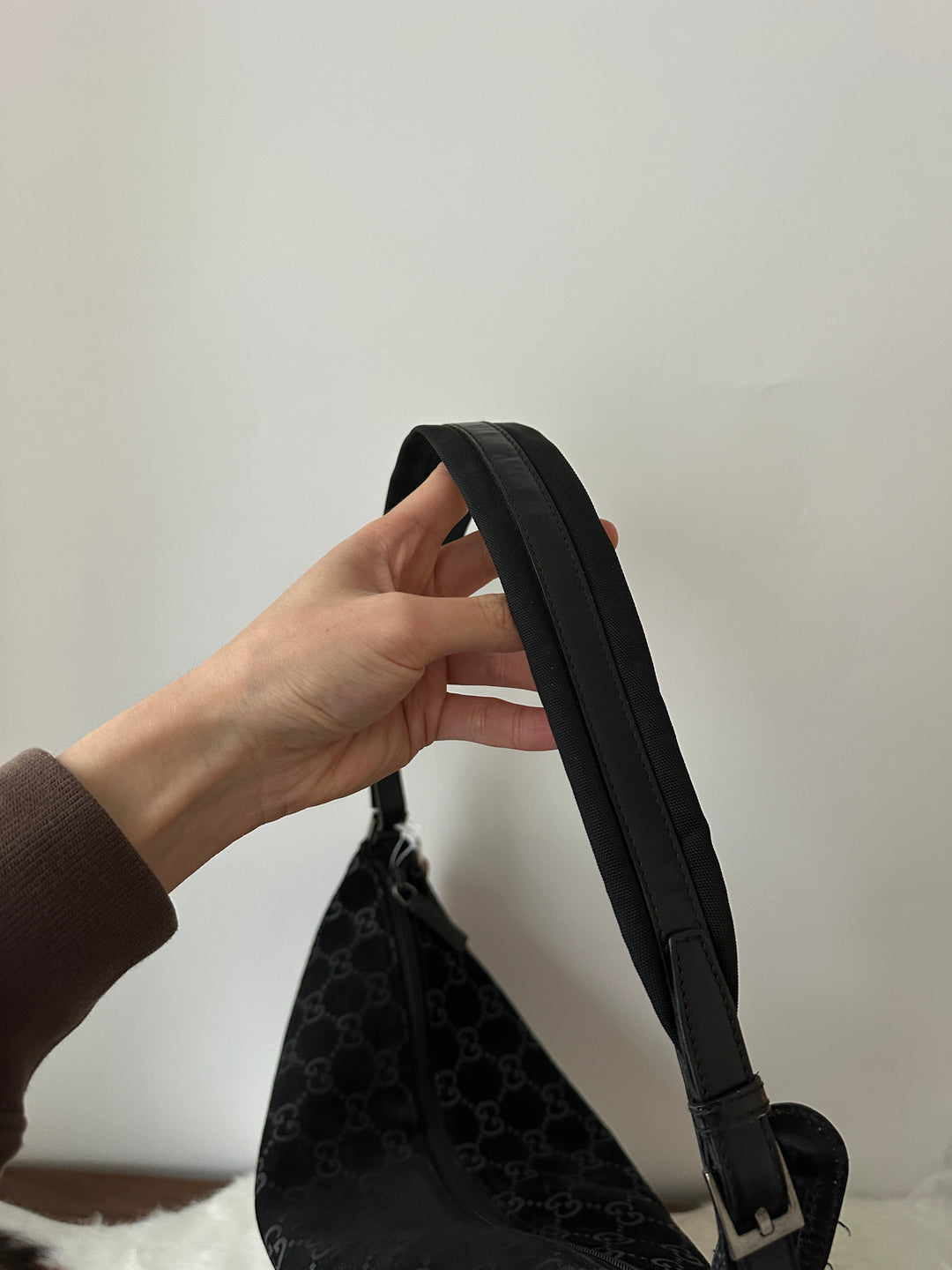 Gucci GG Suede Hobo Bag 🖤