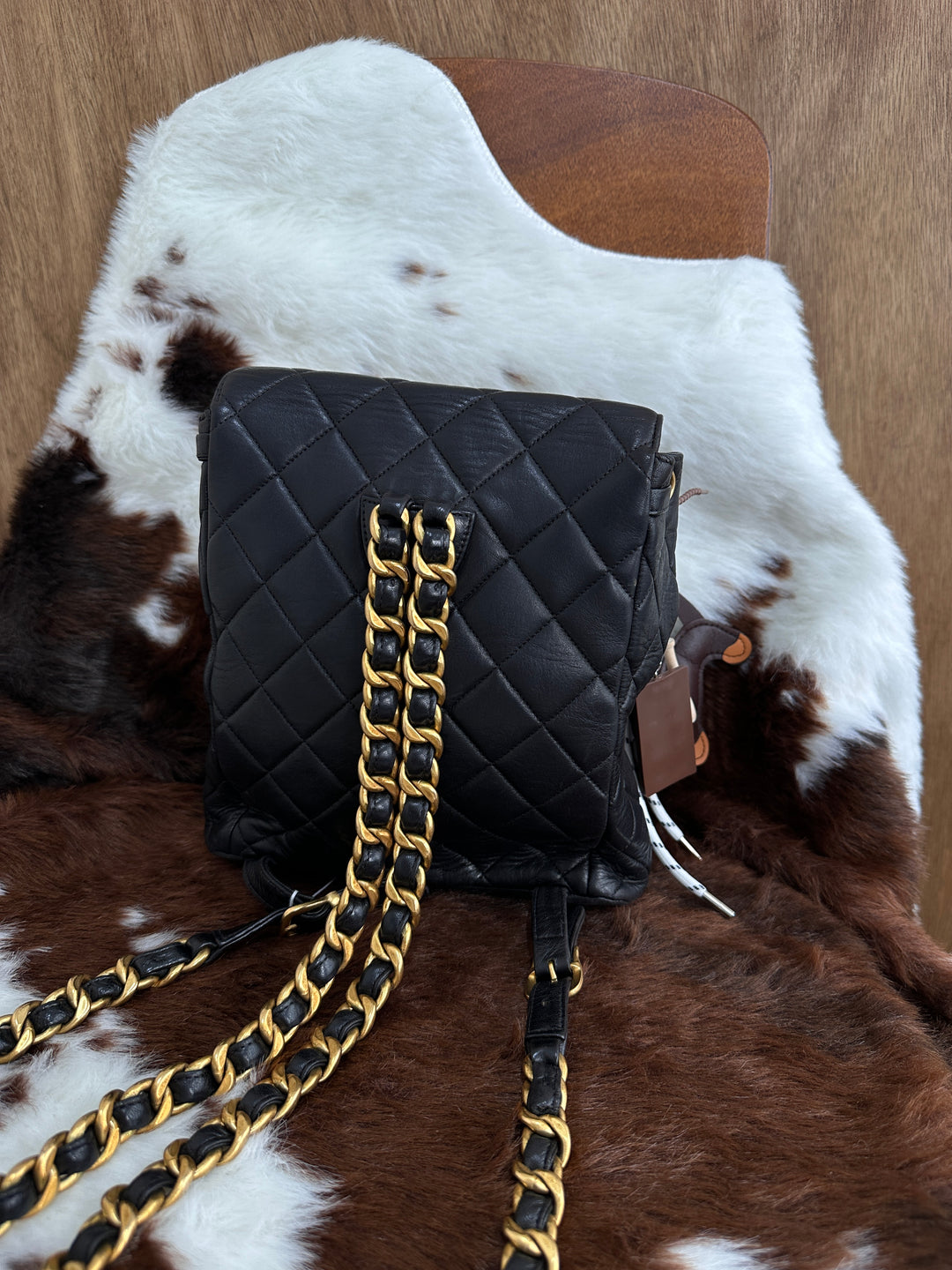 Chanel Duma Quilted Lambskin Backpack 🖤｜Classic CC Turnlock・Vintage Chain Strap・Iconic Quilted Design