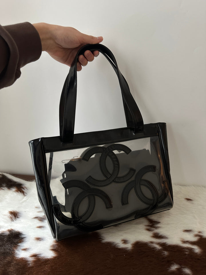 Chanel CC PVC Tote Bag 🖤 (with Sticker)